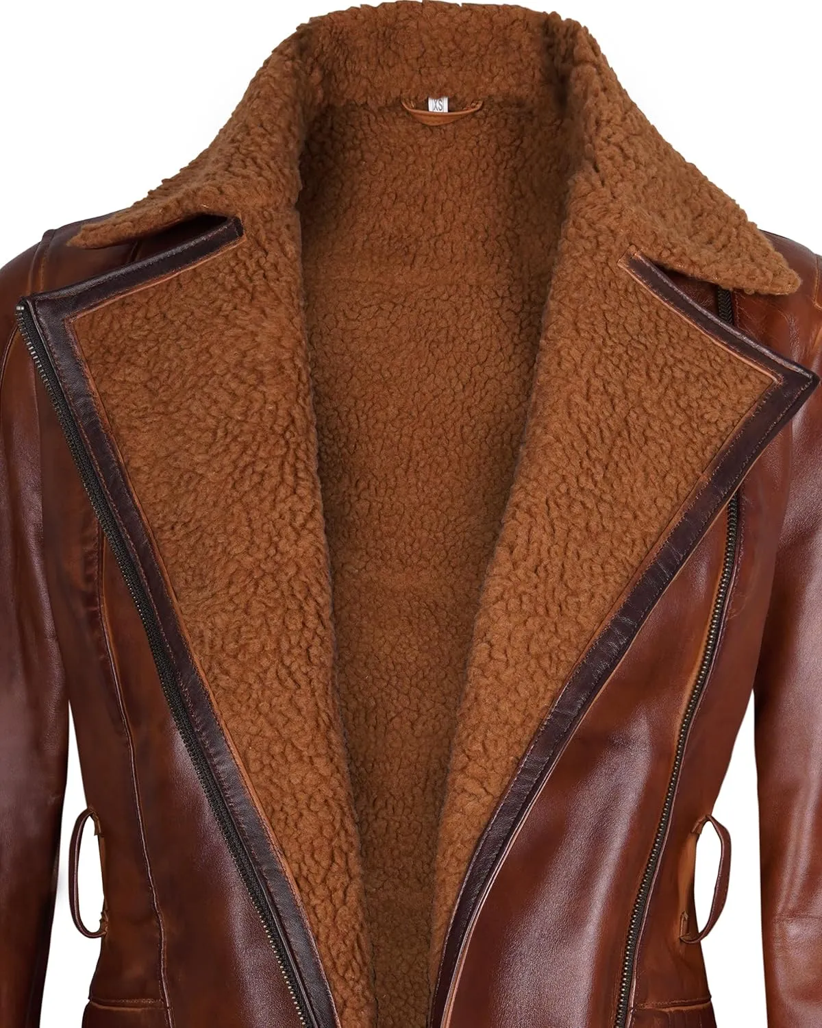 fjackets Leather Sherpa Jackets For Womens - Real Lambskin Shearling Jacket Womens