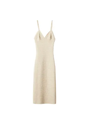 Knitted dress Mango Loren, nude