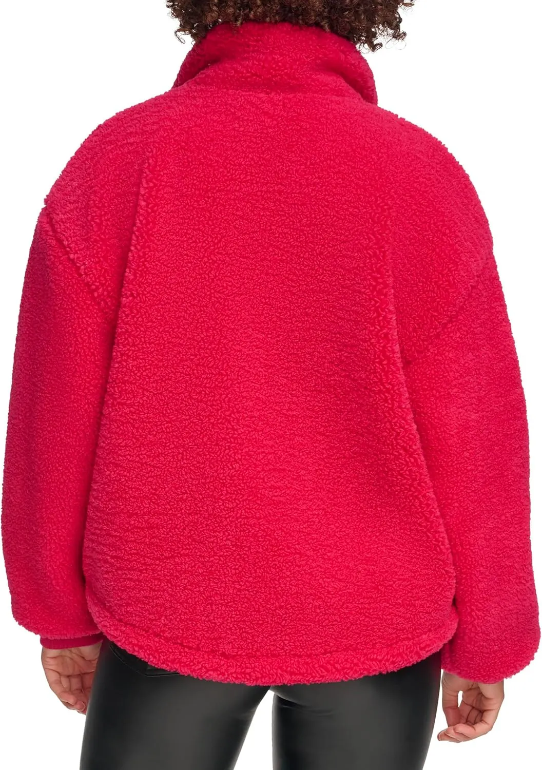 Levi's womens Zip Up Sherpa Teddy Jacket (Standard & Plus Sizes)