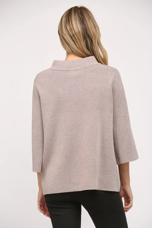 Mock Neck Sweater